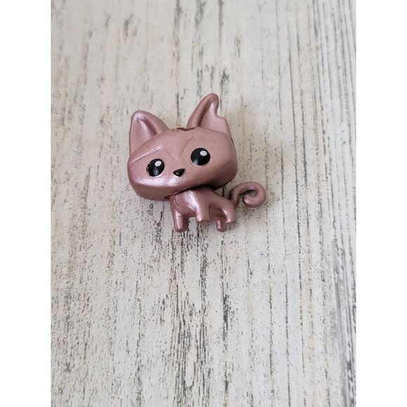 Rose gold mini fox cat animal toy figure play - Picture 1 of 4
